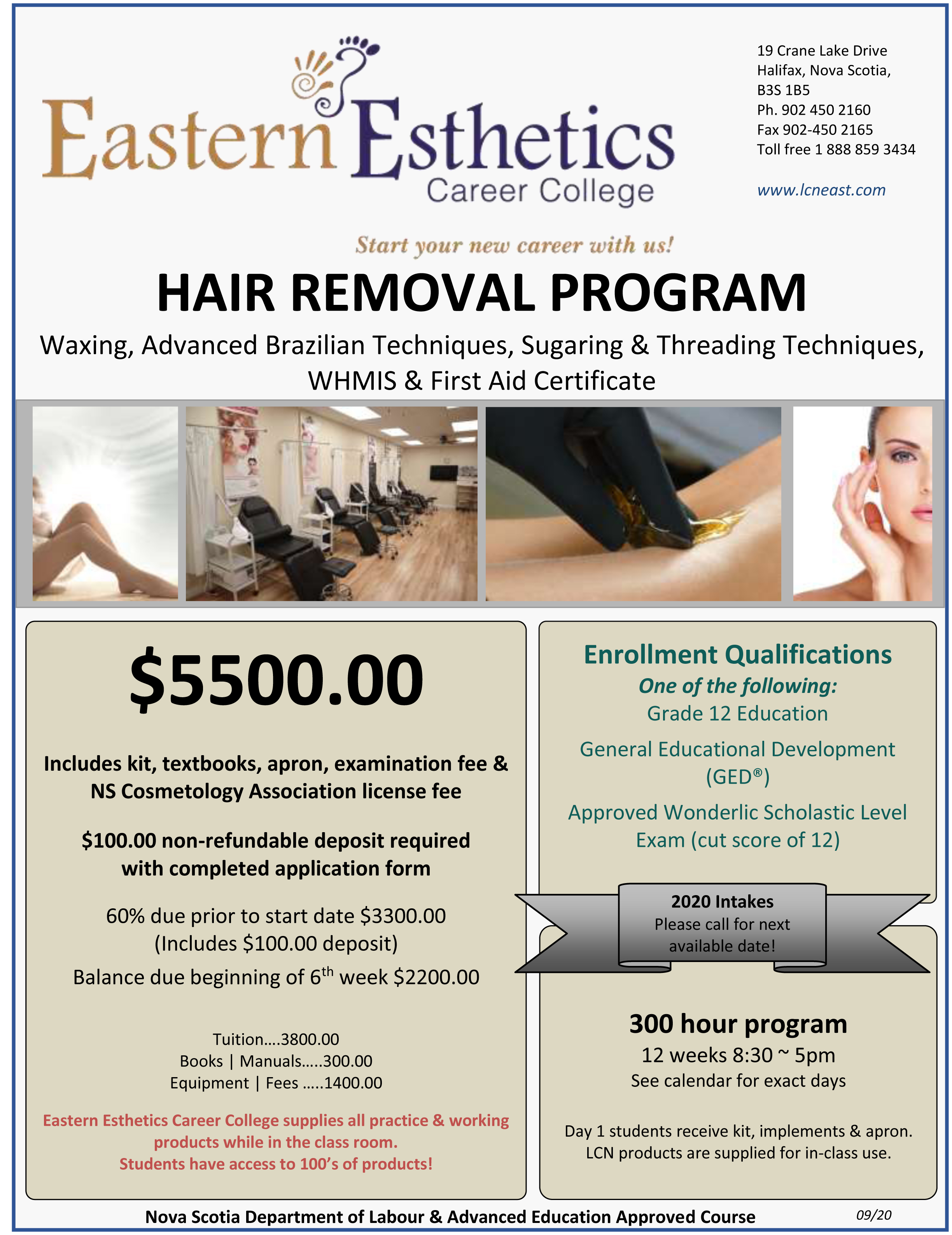 Lcn Canada East Hair Removal Program